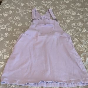 Lavender Overall Pinafore